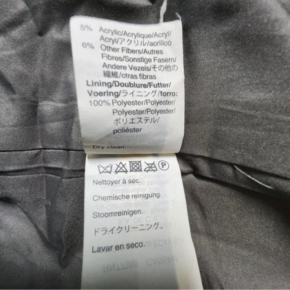 J. Crew Gray Wool Blend Stand-Collar Pea Coat - Picture 7 of 9